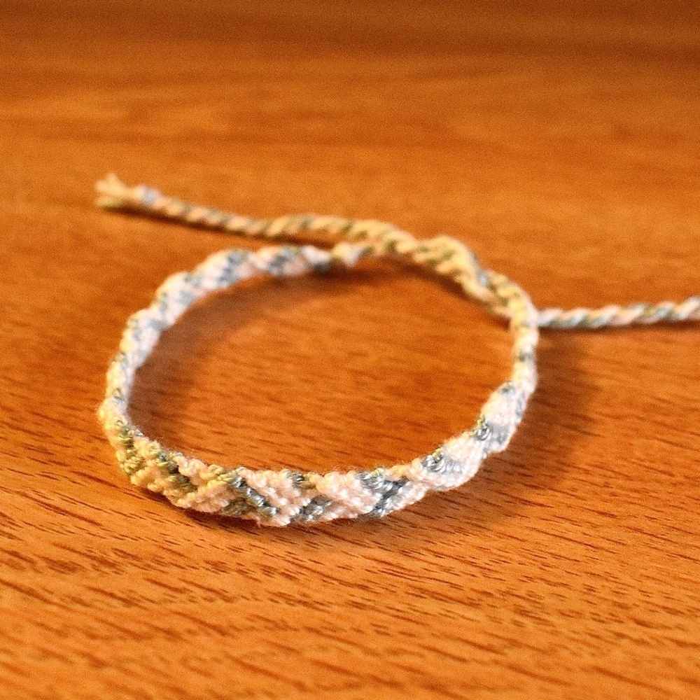 10/$25 Sky Blue Woven Bracelet